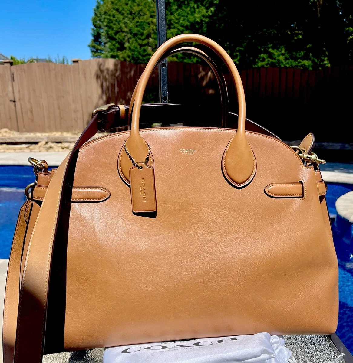 Coach Box Brown Bags & Handbags for Women for sale | eBay