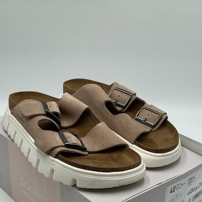 Papillio by Birkenstock Arizona Sandals Womens 9 Beige Adjustable Strap Ebay2922