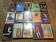 Lot of 15 Cassette Tape Ella Fitzgerald Sinatra Tony Bennett Garland Dorsey +