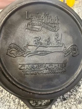 Camp Chef Lewis & Clark Corps of Discovery CAST IRON SKILLET Extra Large!