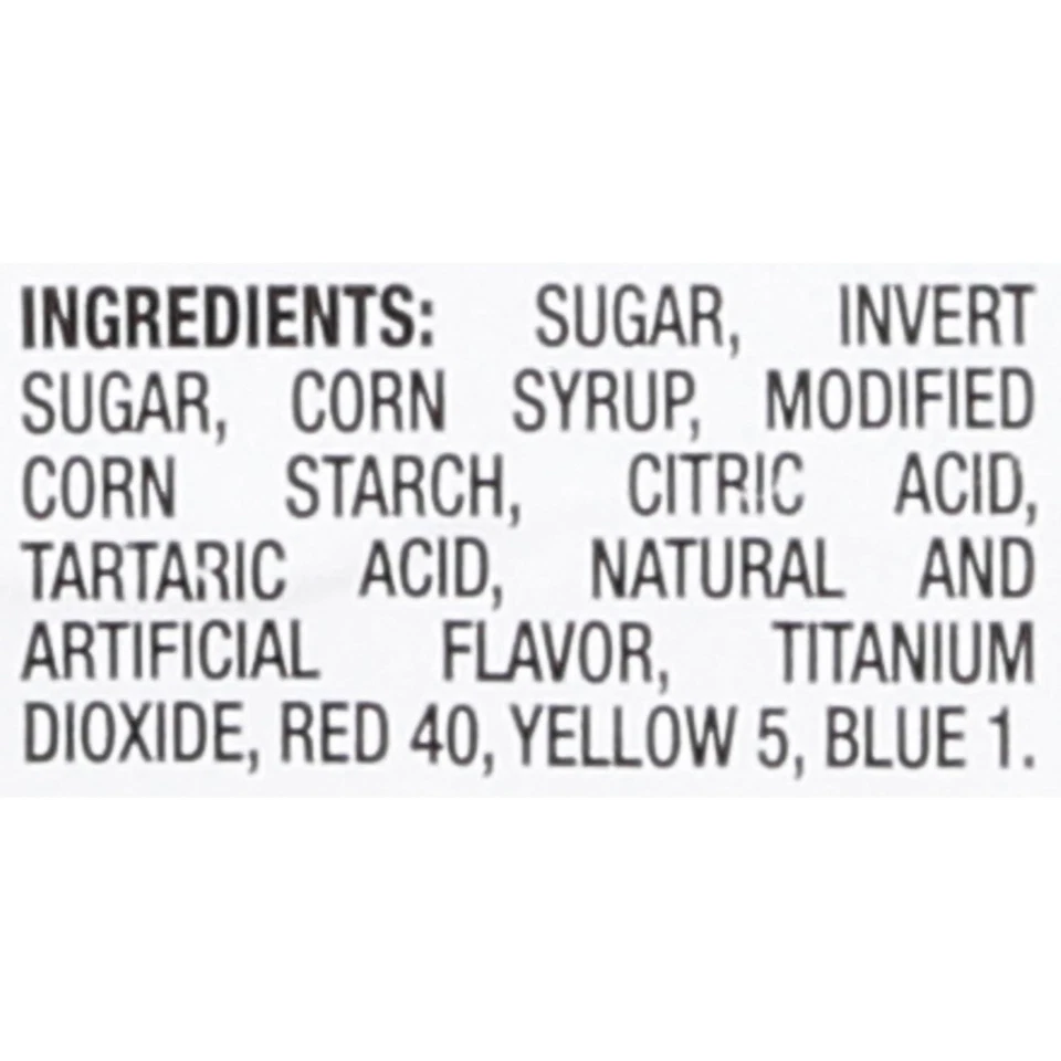 Parche agrio de 5 libras para niños surtido suave masticable caramelo golosinas gomosas a granel Foto 3 de 4