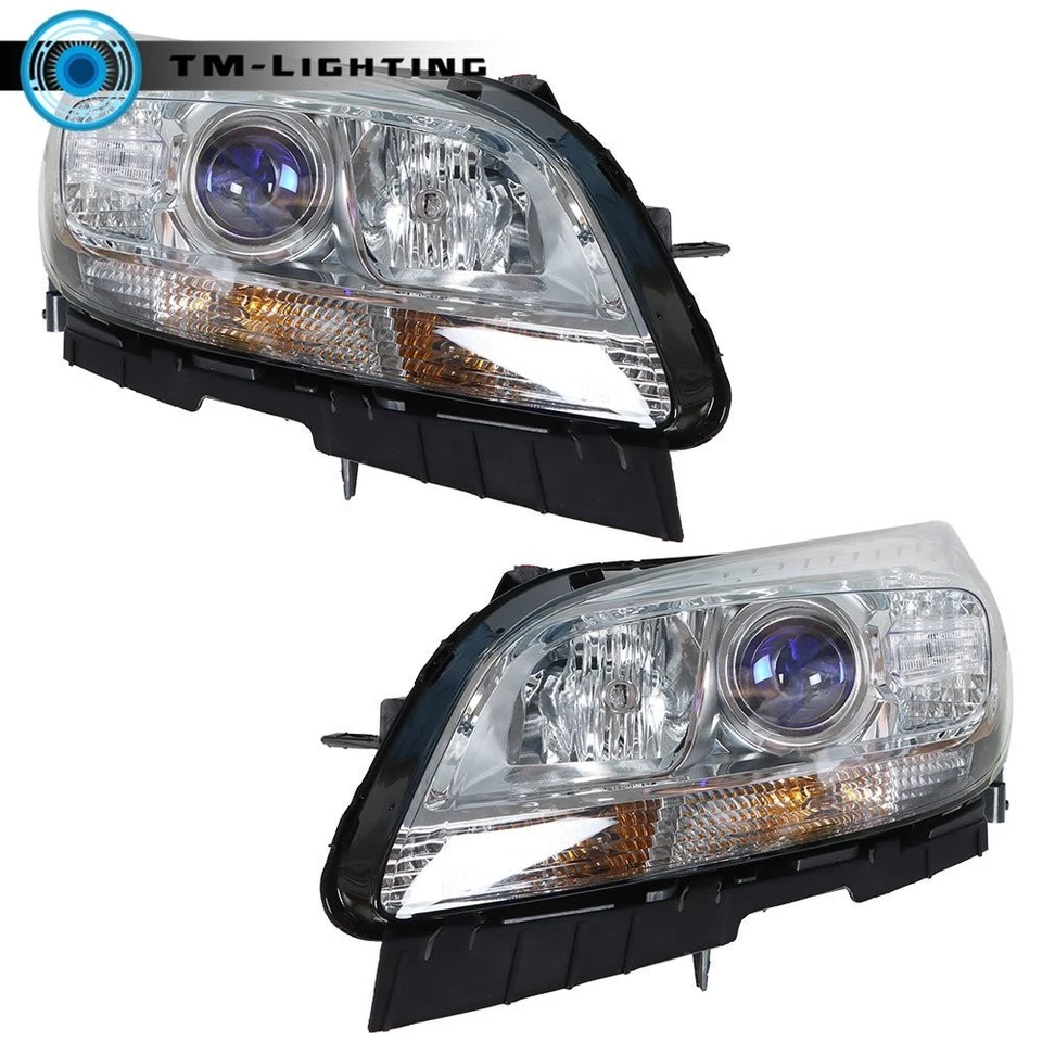 Conjunto proyector faros halógenos cromados para Chevrolet Malibu 2013 2014 2015 Foto 3 de 4