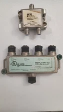 MSPLIT4R1-02 4 way splitter combo with 2 way Ideal satellite digital 85-332