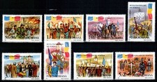 Romania 1990, Mi#4613-4620, Sc#B449-B456, December 1989 Revolution, MNH!