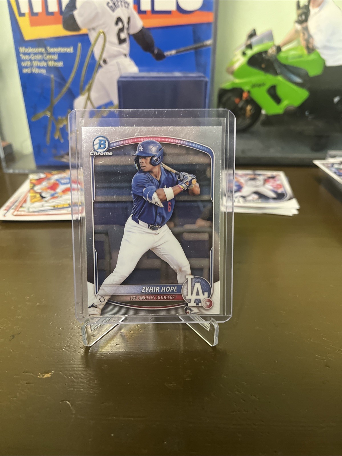 2025 Bowman - Chrome Prospects Zyhir Hope #BCP-2 (RC)