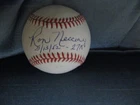 RON NECCIAI PITTSBURGH PIRATES 5/13/52 27 KS NO HIT NO RUN SIGNED BASEBALL