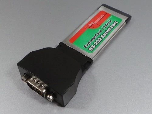 Express Card 1fach seriell DSUB9 RS-232 #j445