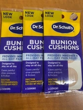 3 Pack- Dr Scholls BUNION Cushions Felt 6ct each