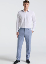 Perry Ellis Mens Modern fit Dress Pants 36 / 34 Powder Blue