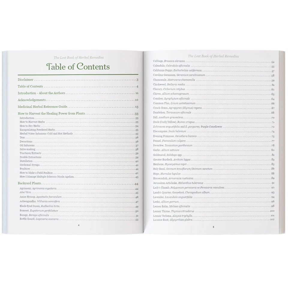 The Lost Book of Herbal Remedies (paperback with color pictures) — 第 2/4 张图片