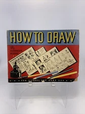 1932 How to Draw Art Instruction Book Alexander Murray Whitman Publishing