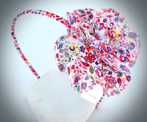 J Crew Girls Headband Floral Hairband Comfort Fit Blooming Flower Hair Accessory - Picture 7 of 8