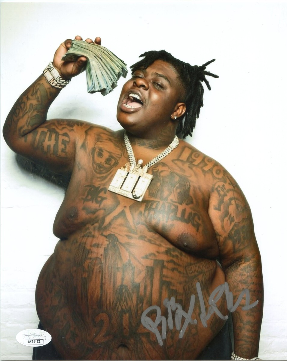 RAPPER BIGXTHAPLUG SIGNED AUTOGRAPHED 8X10 PHOTO LEVELS TEXAS JSA