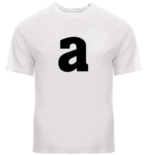 Buchstabe A Alphabet Unisex Herren Damen Tee T-Shirt cool Geschenk Shirts Freizeit Gr. S ~ 3XL - Bild 11 von 32