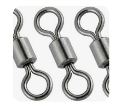 Stainless Steel 2/0 Crane Swivel 2,000 Bulk Pack