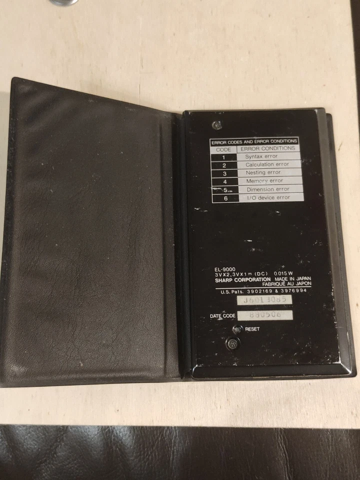 sharp el 9000 super scientific  pocket computer - Photo 4/4