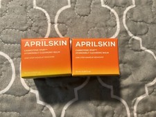 2x April Skin Carrotene IPMP Hydromelt Cleansing Balm 10 Ml 0.33 Oz New In Box