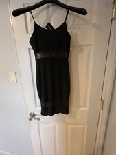 NWT FASHION NOVA HEADLINER BLACK DRESS SIZE S SMALL
