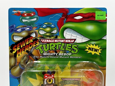 TMNT Sewer Heroes Mighty Bebop 1993 Unpunched Teenage Mutant Ninja