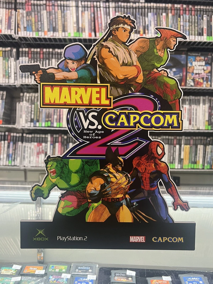 Boîte De Jeu Marvel VS Capcom 2 Pour PlayStation 2 - PAL - Vide