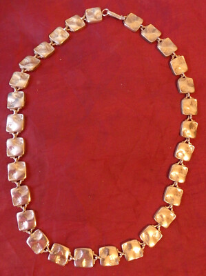PRECIOSA GARGANTILLA COLLAR DE PLATA DE LEY CONTRASTADA SILVER NECKLACE