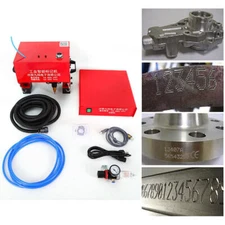 Pneumatic Metal / Dot Peen Mark Engraving Machine For VIN Code Numbers Marking