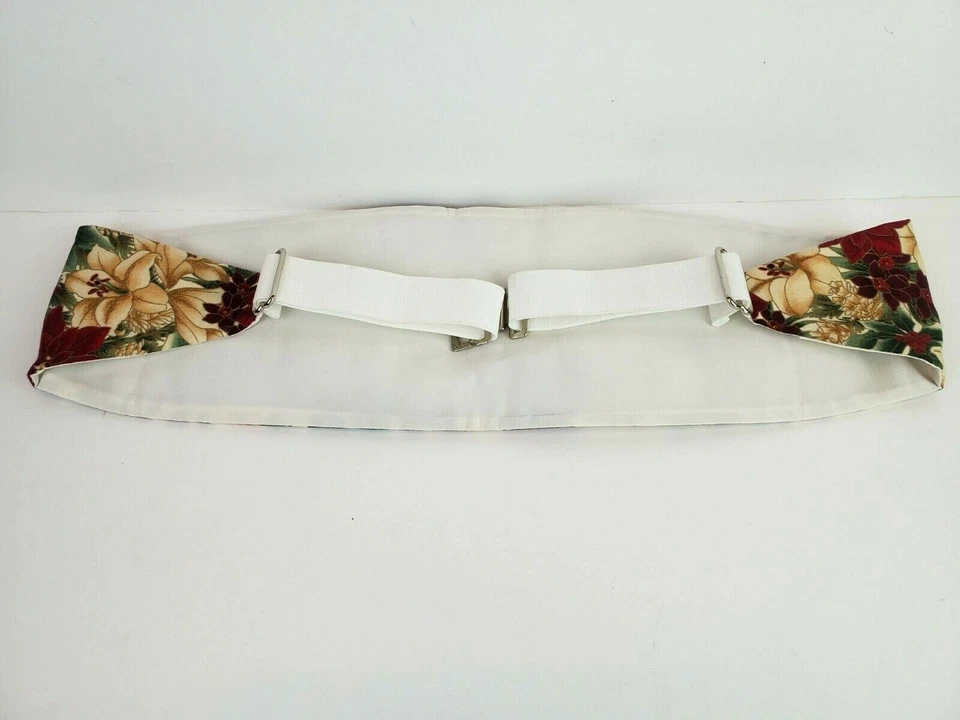 SANTANA Accesorios Formales Floral Cumberbund y Pajarita Set Foto 4 de 4