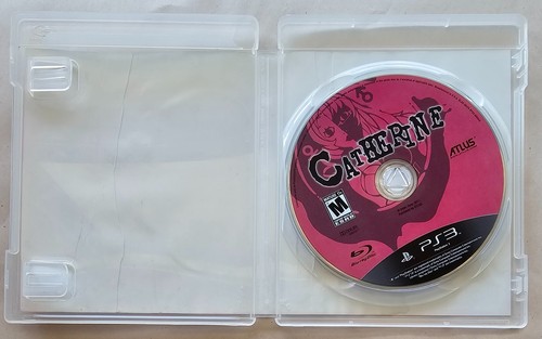 Catherine (Sony PlayStation 3, PS3, 2011) Hülle und Disc, Cover Art ist schlecht
