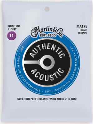 Martin Strings, 80/20 Bronze, Custom Light 11