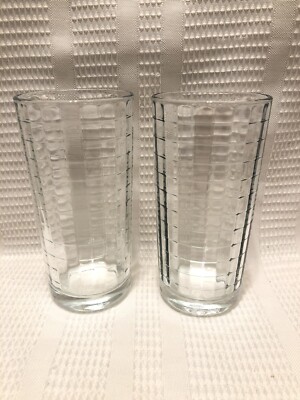 Pasabahce  Optic Block  Clear Glass Tumbler Set (Qty.2)