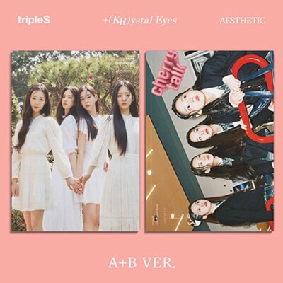 tripleS +(KR)ystal Eyes 'AESTHETIC' Album 2 Ver SET/CD+P.Book+Objekt+Poster+Card