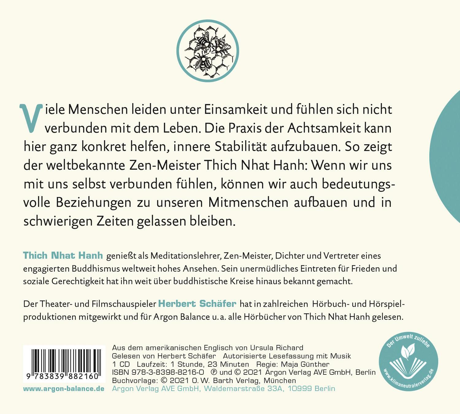 Thumbnail - Einfach Miteinander Thich Nhat Hanh - Hörbuch