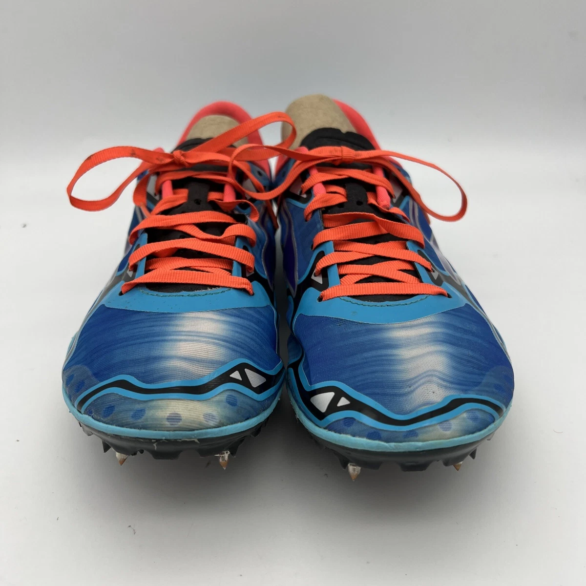 Brooks Track Spike Shoes Womens 8.5 Blue Pink PR LD3 Running