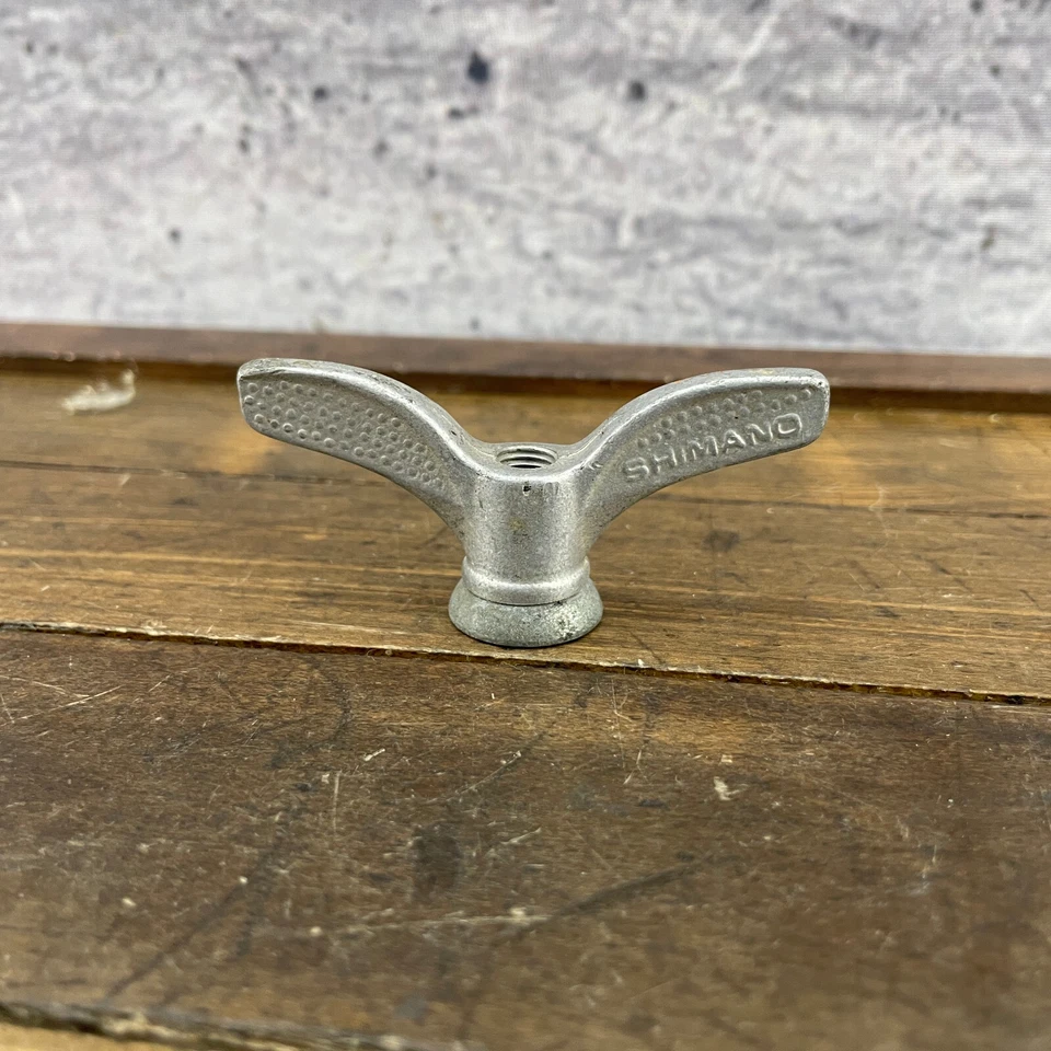 Vintage Shimano Knock Off Wing Nut Axle Wheel Hub 60s 70s Front Single - Image 4 of 4