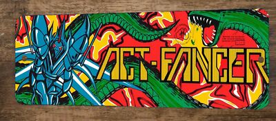 Act Fancer Arcade 3x12 Metal Wall Video Game Marquee Banner Sign
