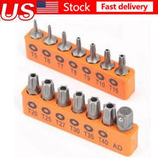 14PC Torx Hex Bit Set Security Tamper Proof T...