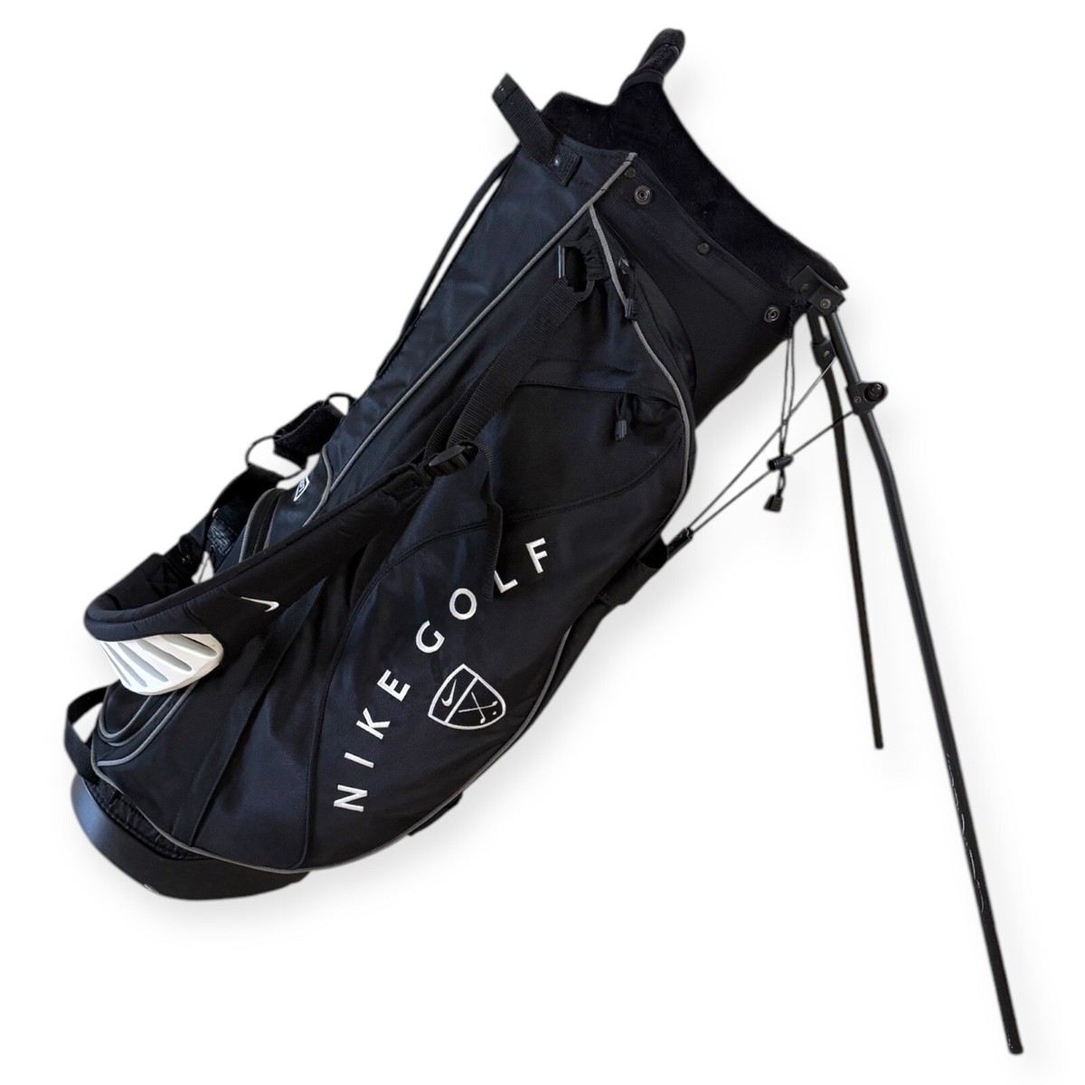NIKE GOLF スタンドバッグ グレー/ブラック New Nike Air Hybrid 2 Golf Stand Bag Black Camo Volt Limited