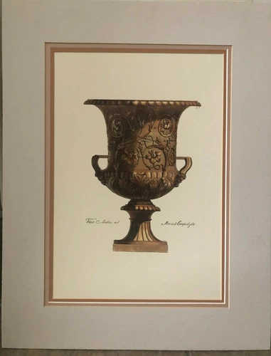 VASO ANTICO NEL MUSEO DEL CAMPIDOGLIO 22.5 inches X 17.5" inches UNFRAMED PRINT