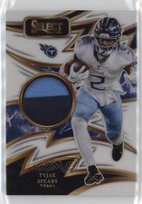 2024 Panini Select Sparks White Prizm 66/75 Tyjae Spears #S-TSP v9t