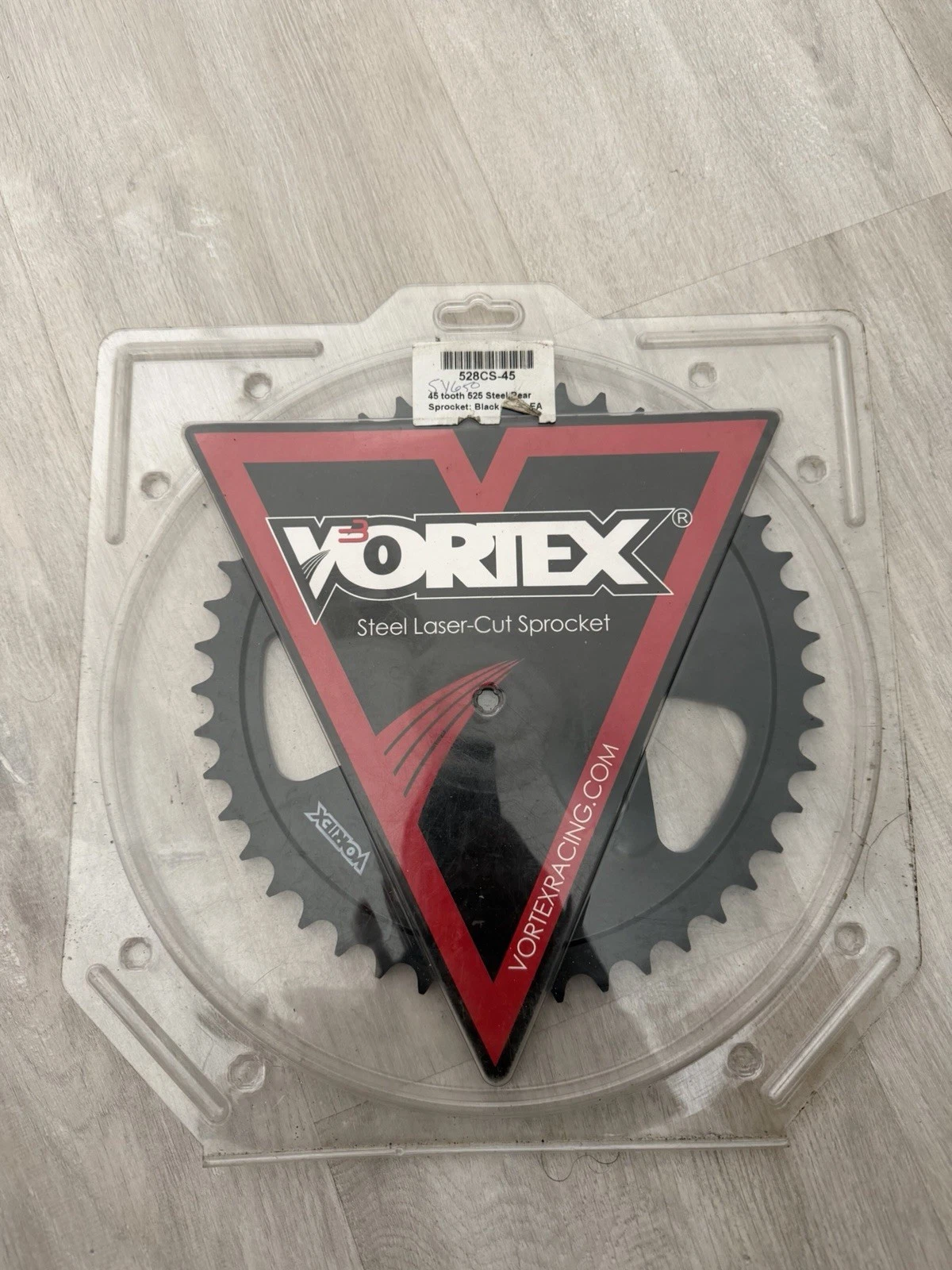 Vortex 525 Steel Rear Sprocket 45 Tooth Black for Suzuki SV650 528CS-45 New