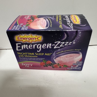 Emergen C Emergen Zzzz Nighttime Sleep Aid Berry PM 24 packet