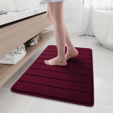 Buganda Memory Foam Bath Mat, 35.4"x24", Ultra Soft, Non-Slip Bathroom Rug