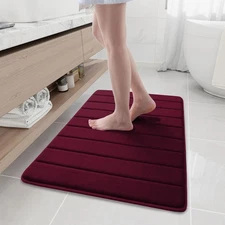 Buganda Memory Foam Bath Mat, 35.4"x24", Ultra Soft, Non-Slip Bathroom Rug