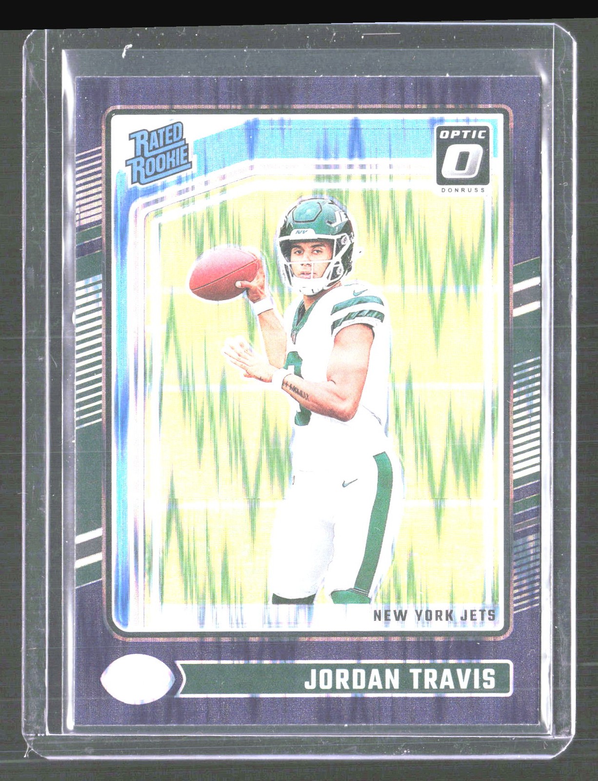 2024 Donruss Optic #260 Jordan Travis Purple Shock