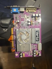 verto large sink with fan. PNY Verto GeForce FX 5200 Ultra graphics card.