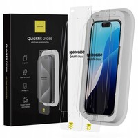 Spacecase Tempered Glass Quickfit FüR Iphone 16 Pro Displayschutz