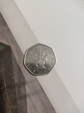 The Tale Of Peter Rabbit £50 Pence Rear Collection Peice Genuine From 2017