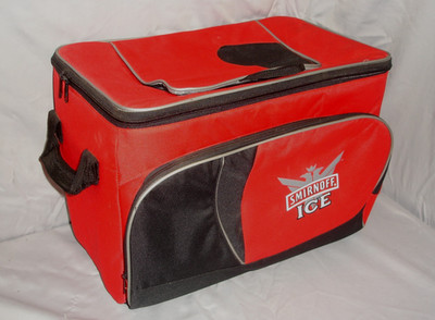 Vintage Promotional Smirnoff Ice Soft Side Cooler with Hard Insert 18x10x13