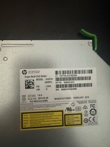 HP GUD1N Super Multi DVD Writer Internal Laptop SATA Drive 9.5mm 8x Silver