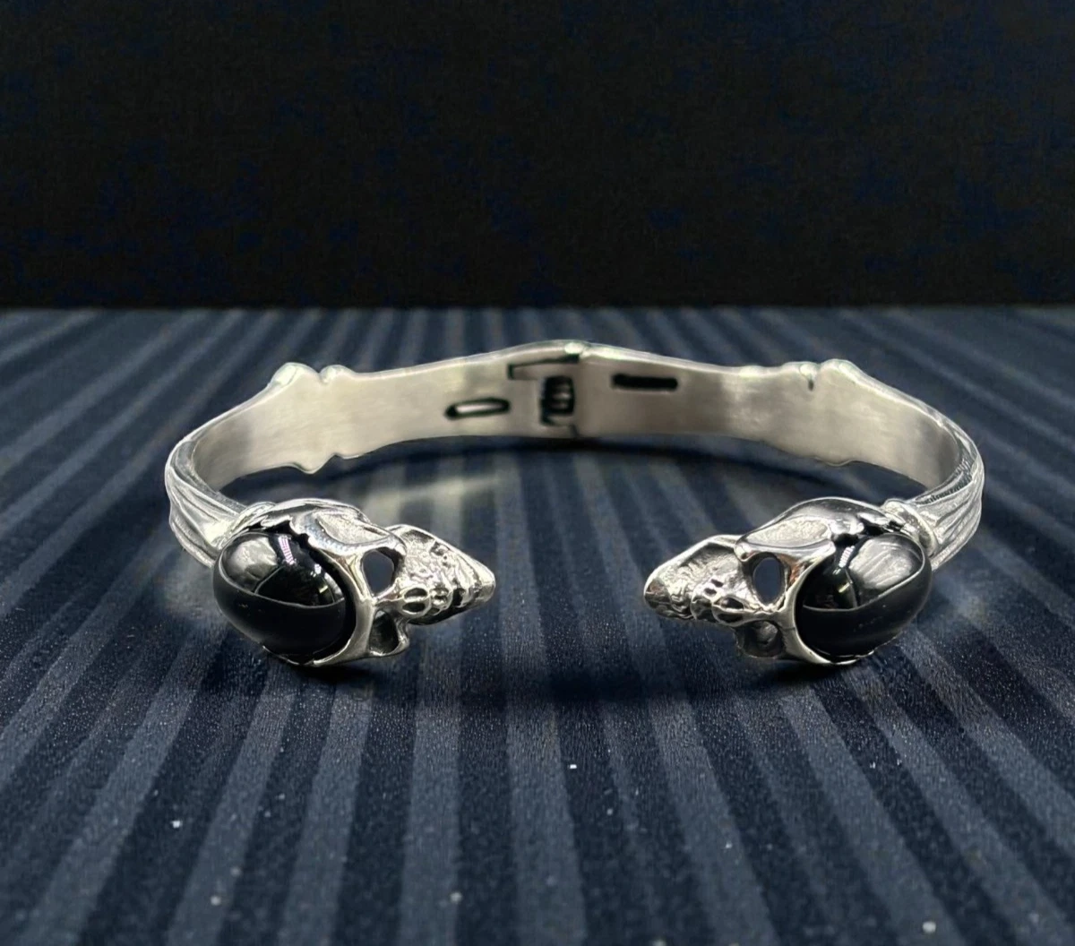 Bracciale Uomo Boccadamo in Acciaio con Sfere - ABR617V - Dartizio Gioielli